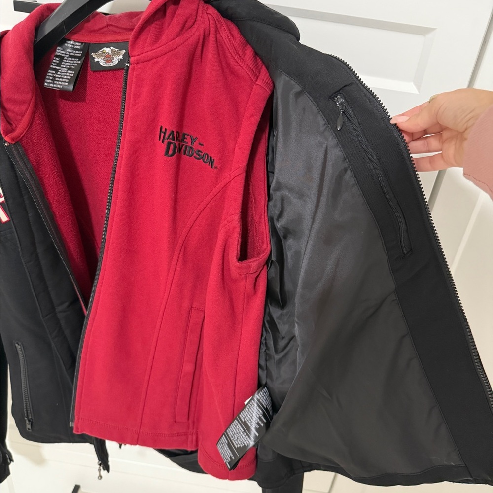 Harley Davidson Jacket Barely Worn! Includes Remo… - image 4